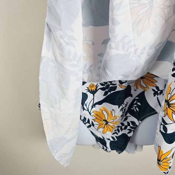 Womens 2XL Floral Print Backless Swimdress Tummy Control Beach Pool Sexy - Picture 9 of 11